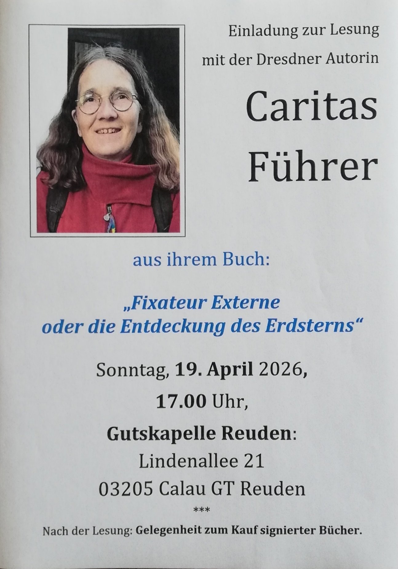 Caritas F&uuml;hrer am 19. April 2026 in Reuden